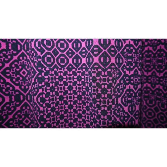 Banana Republic Women Petite Sz S Purple/Navy Geometric Keyhole Halter Dress $70 - Picture 3 of 12